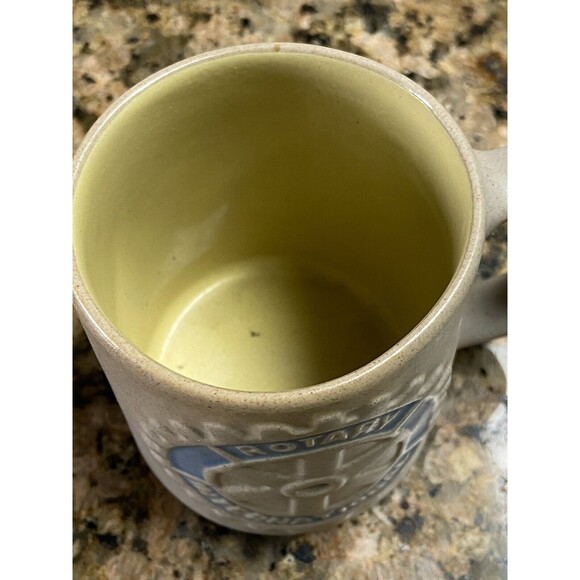 Nice Vintage ROTARY CLUB Pigeon Forge Pottery TN Coffee Mug RARE - Picture 5 of 6